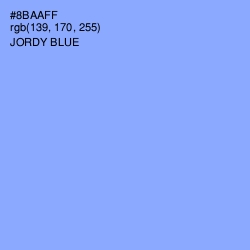 #8BAAFF - Jordy Blue Color Image